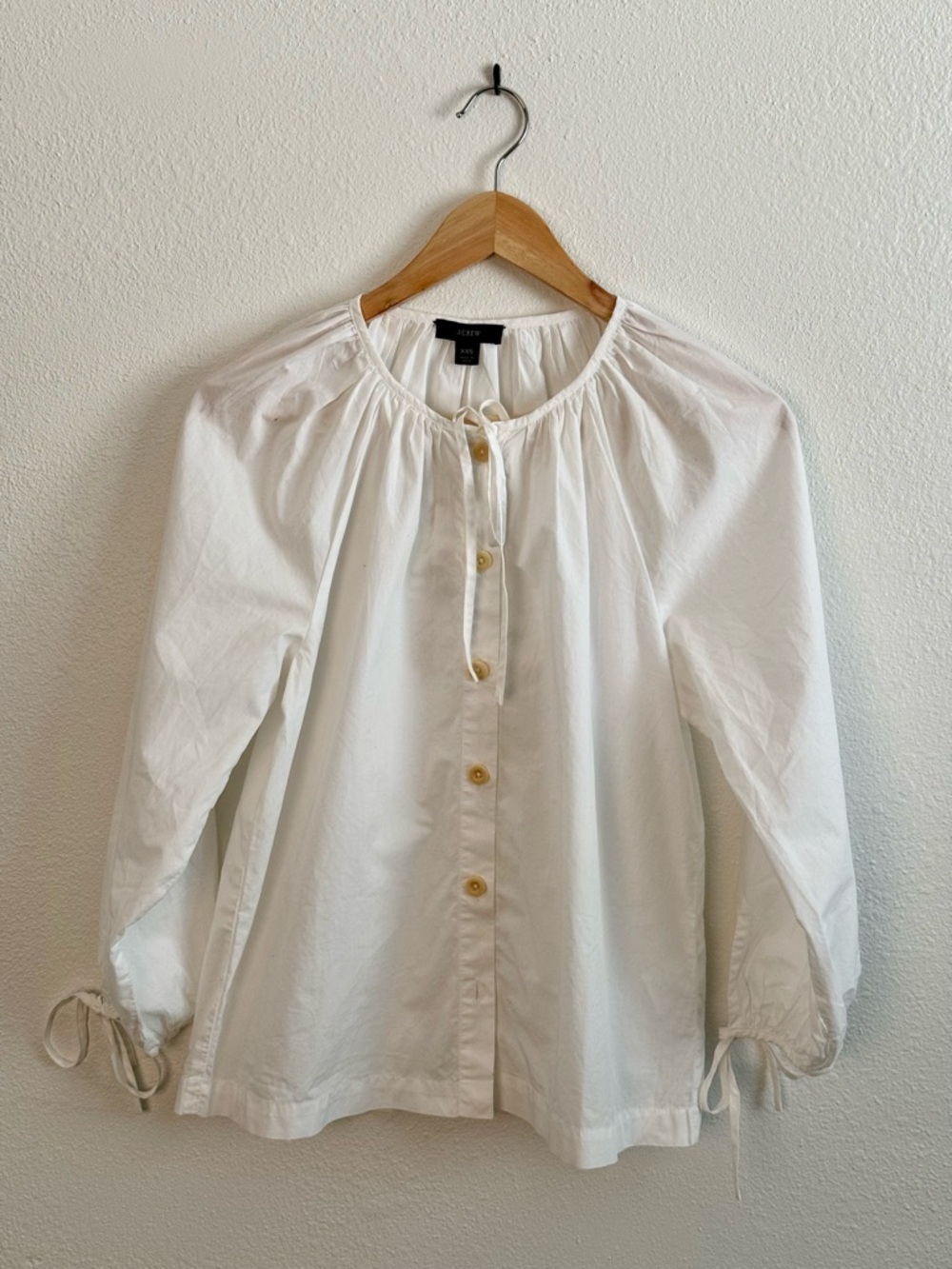 NWT J. Crew Poplin Blouse